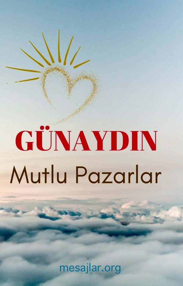 Pazar günü resimli günaydın iyi sabahlar mesajı
