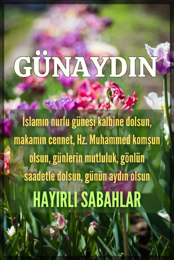resimli günaydın iyi sabahlar mesajı