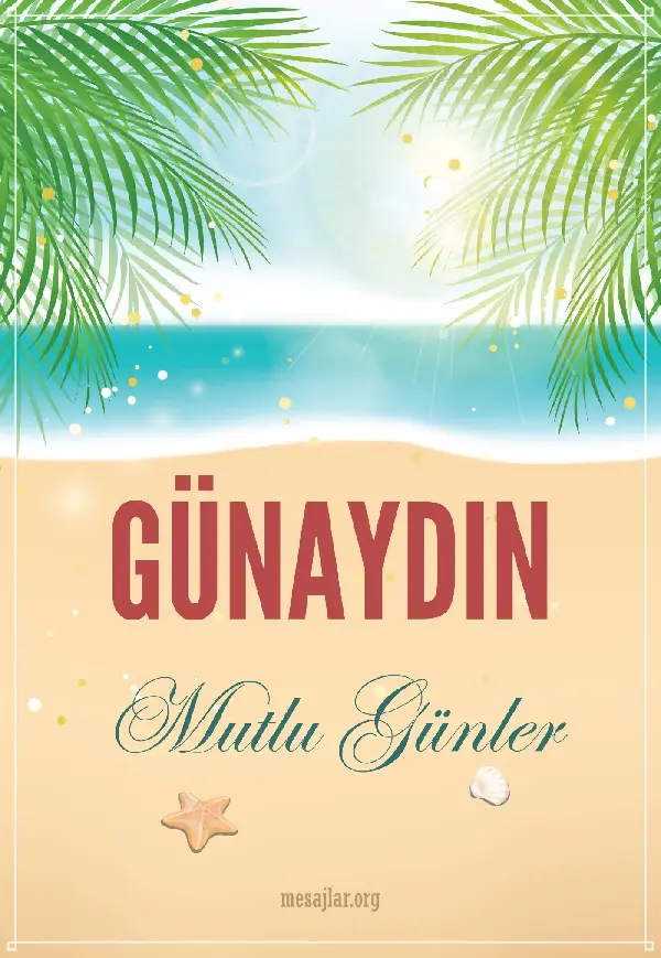 Yaz günü resimli günaydın iyi sabahlar mesajı