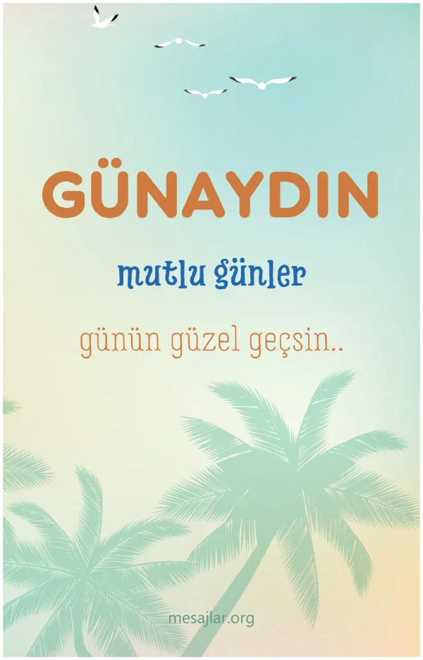 resimli günaydın iyi sabahlar mesajı