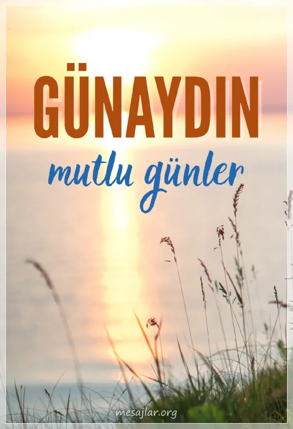 resimli günaydın iyi sabahlar mesajı