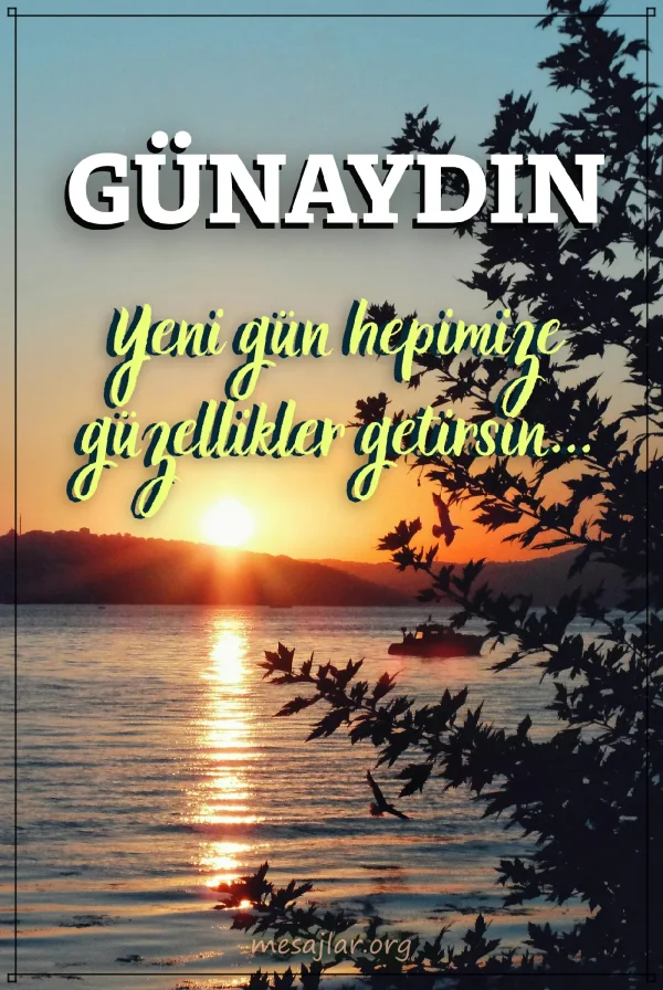 resimli günaydın iyi sabahlar mesajı