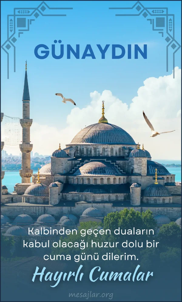 resimli günaydın hayırlı cumalar mesajı