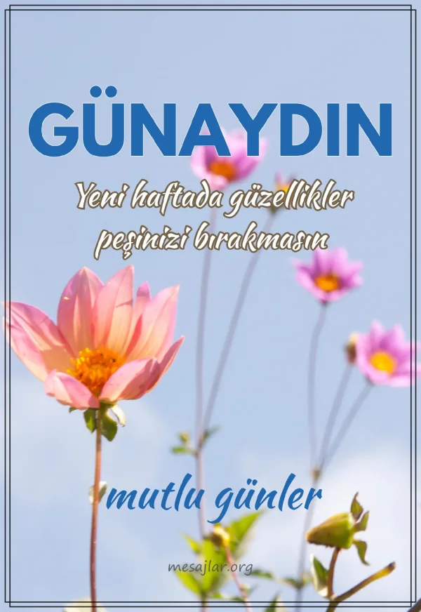 resimli günaydın iyi sabahlar mesajı