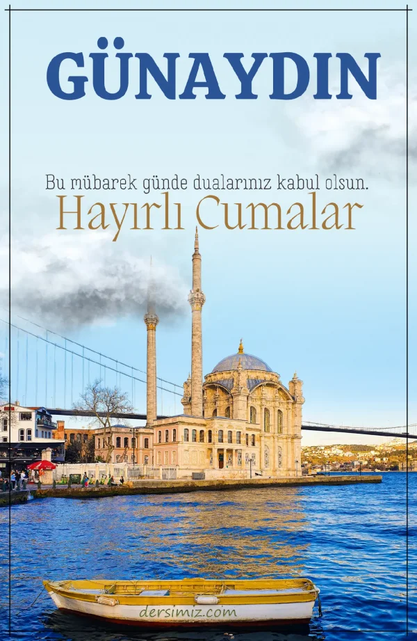 resimli günaydın hayırlı cumalar mesajı
