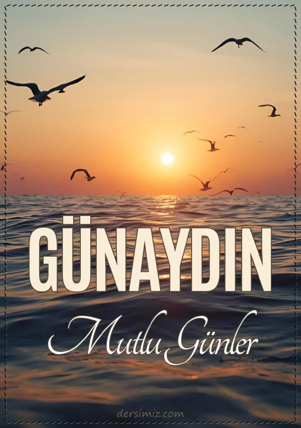 resimli günaydın iyi sabahlar mesajı