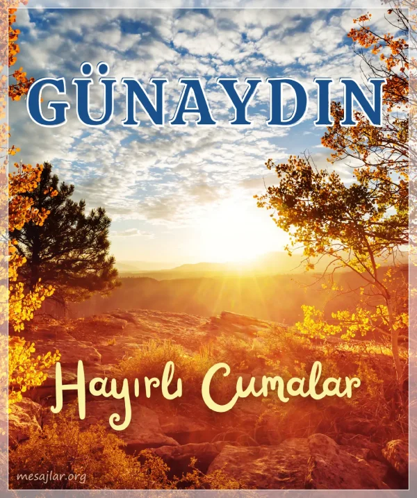 resimli günaydın hayırlı cumalar mesajı