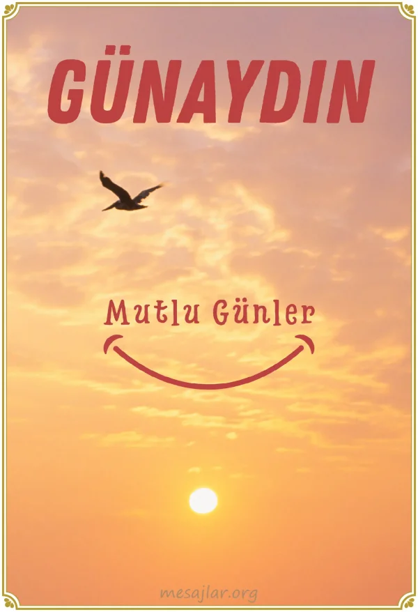 resimli günaydın iyi sabahlar mesajı