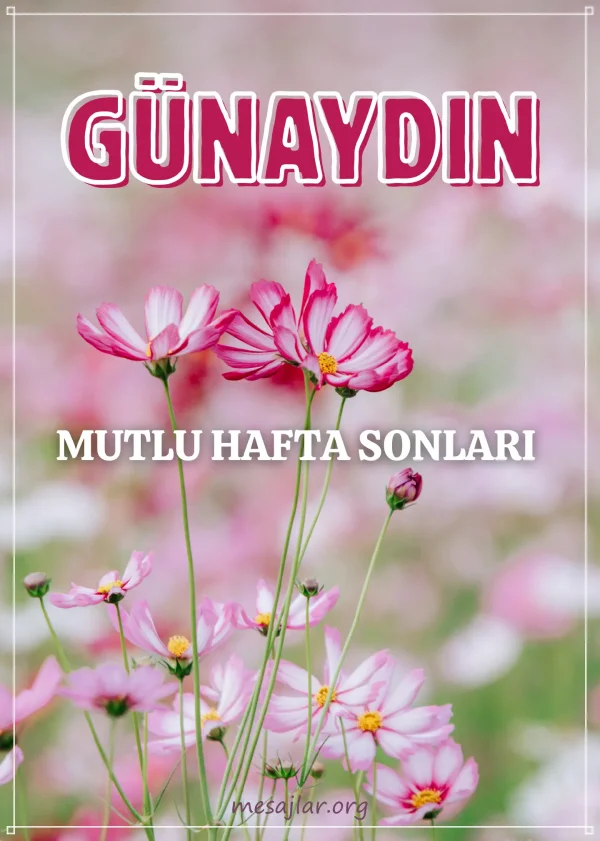 hafta sonu resimli günaydın iyi sabahlar mesajı