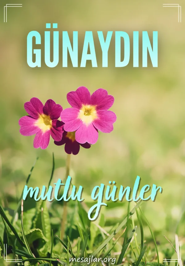 resimli günaydın iyi sabahlar mesajı