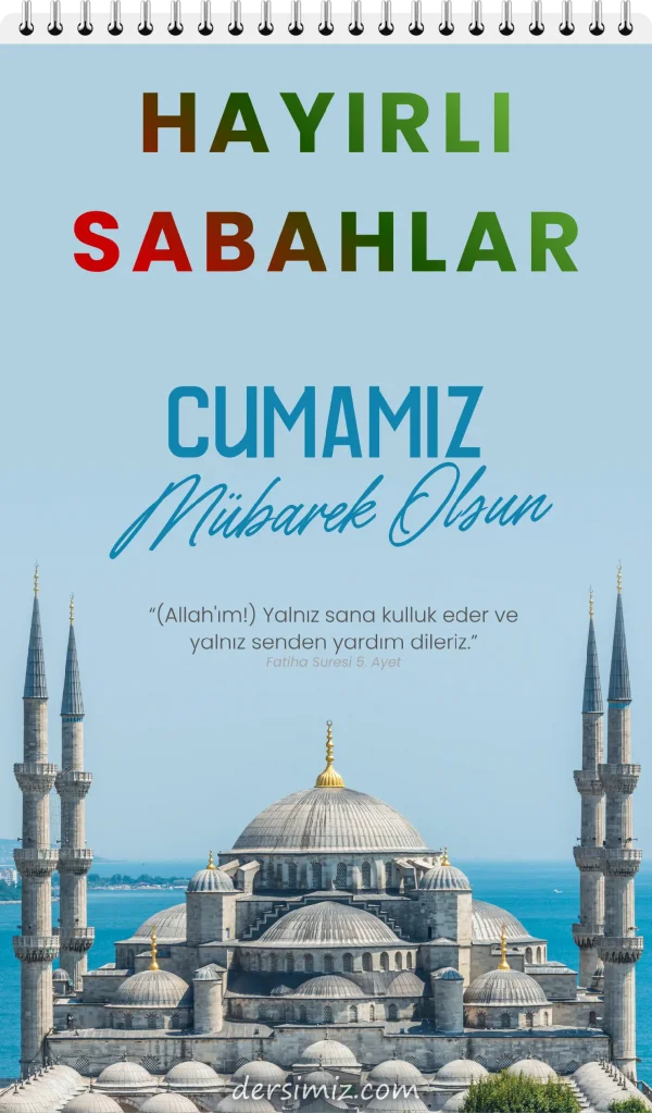 Cuma sabahı resimli hayırlı sabahlar mesajı
