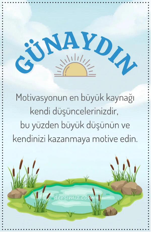 resimli günaydın iyi sabahlar mesajı