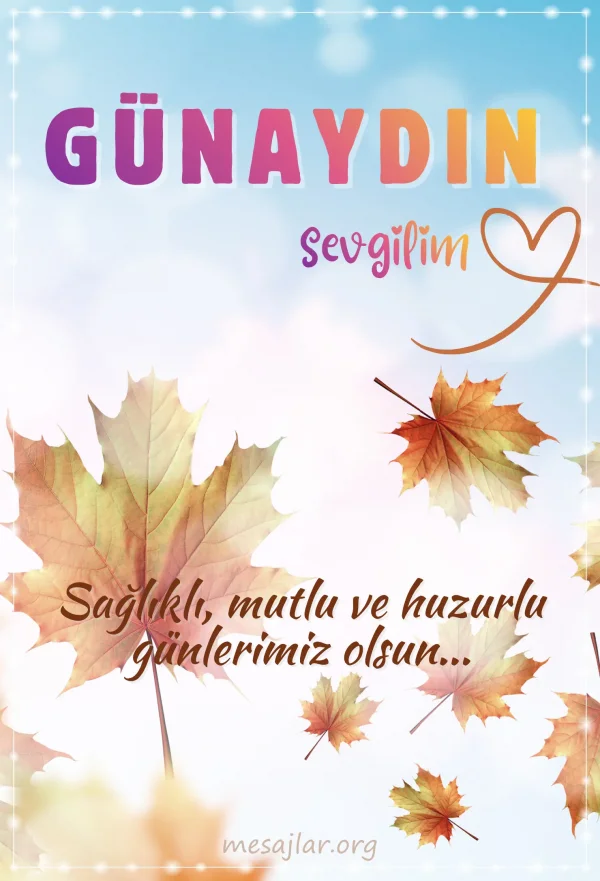 sevgiliye resimli günaydın iyi sabahlar mesajı