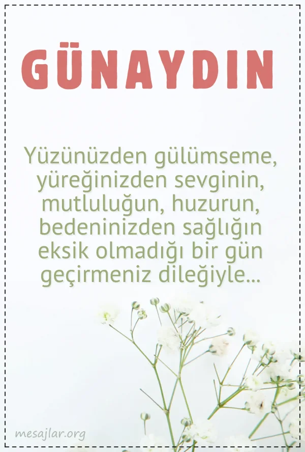 resimli günaydın iyi sabahlar mesajı