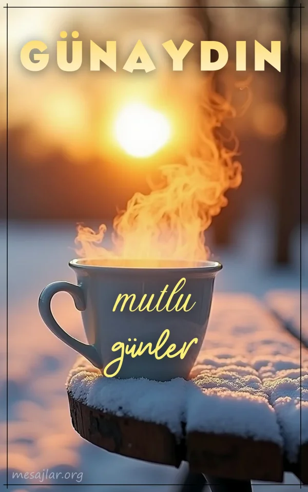 resimli günaydın iyi sabahlar mesajı