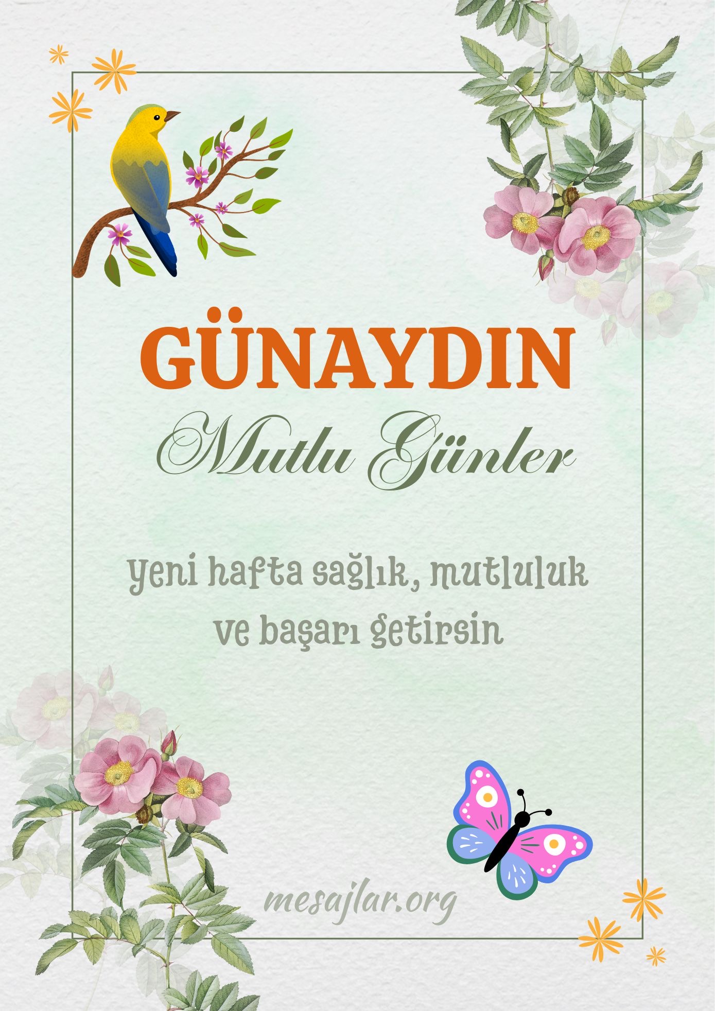 Pazartesi günü resimli günaydın iyi sabahlar mesajı