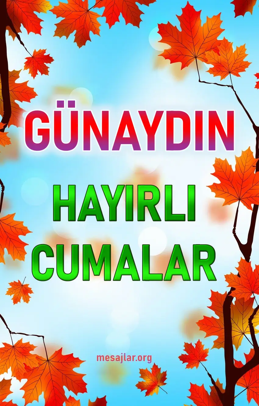 resimli günaydın hayırlı cumalar mesajı