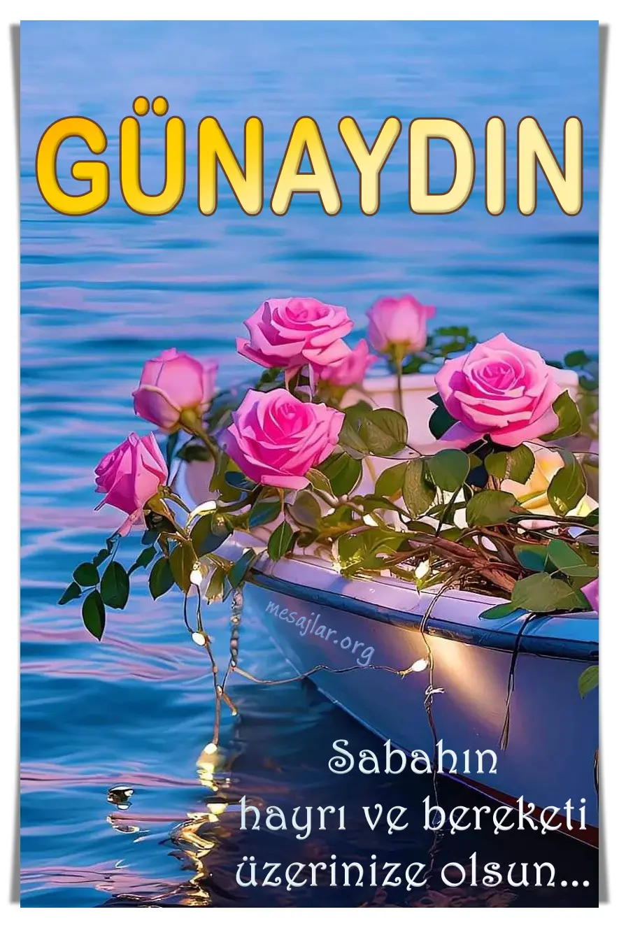 resimli günaydın iyi sabahlar mesajı
