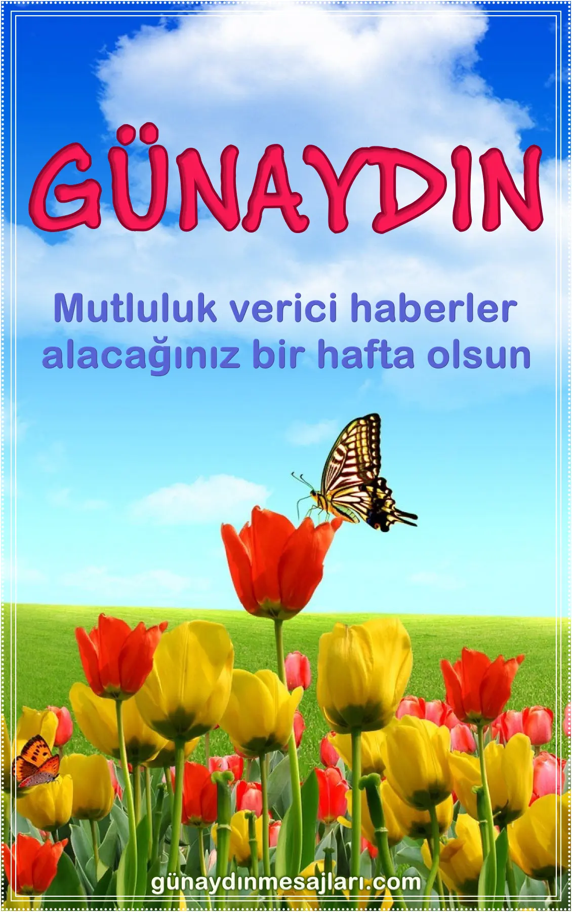 resimli günaydın iyi sabahlar mesajı