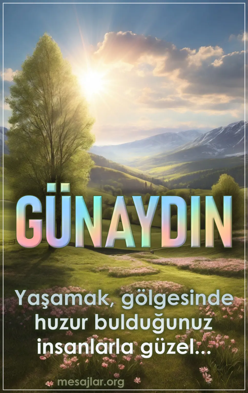 resimli günaydın iyi sabahlar mesajı