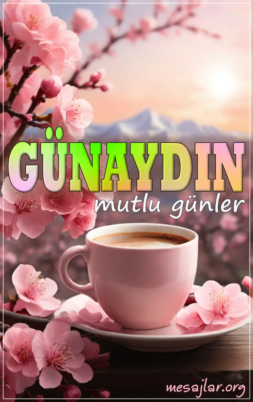 resimli günaydın iyi sabahlar mesajı