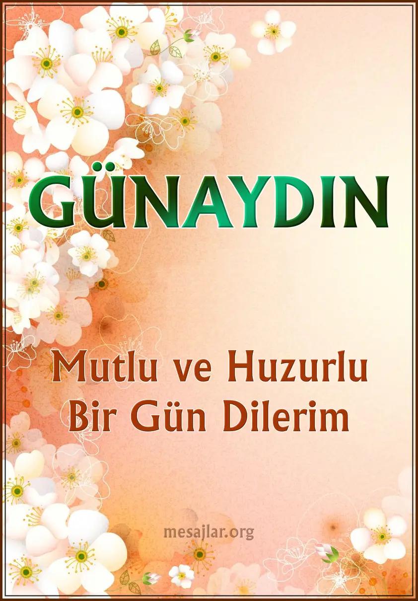 resimli günaydın iyi sabahlar mesajı