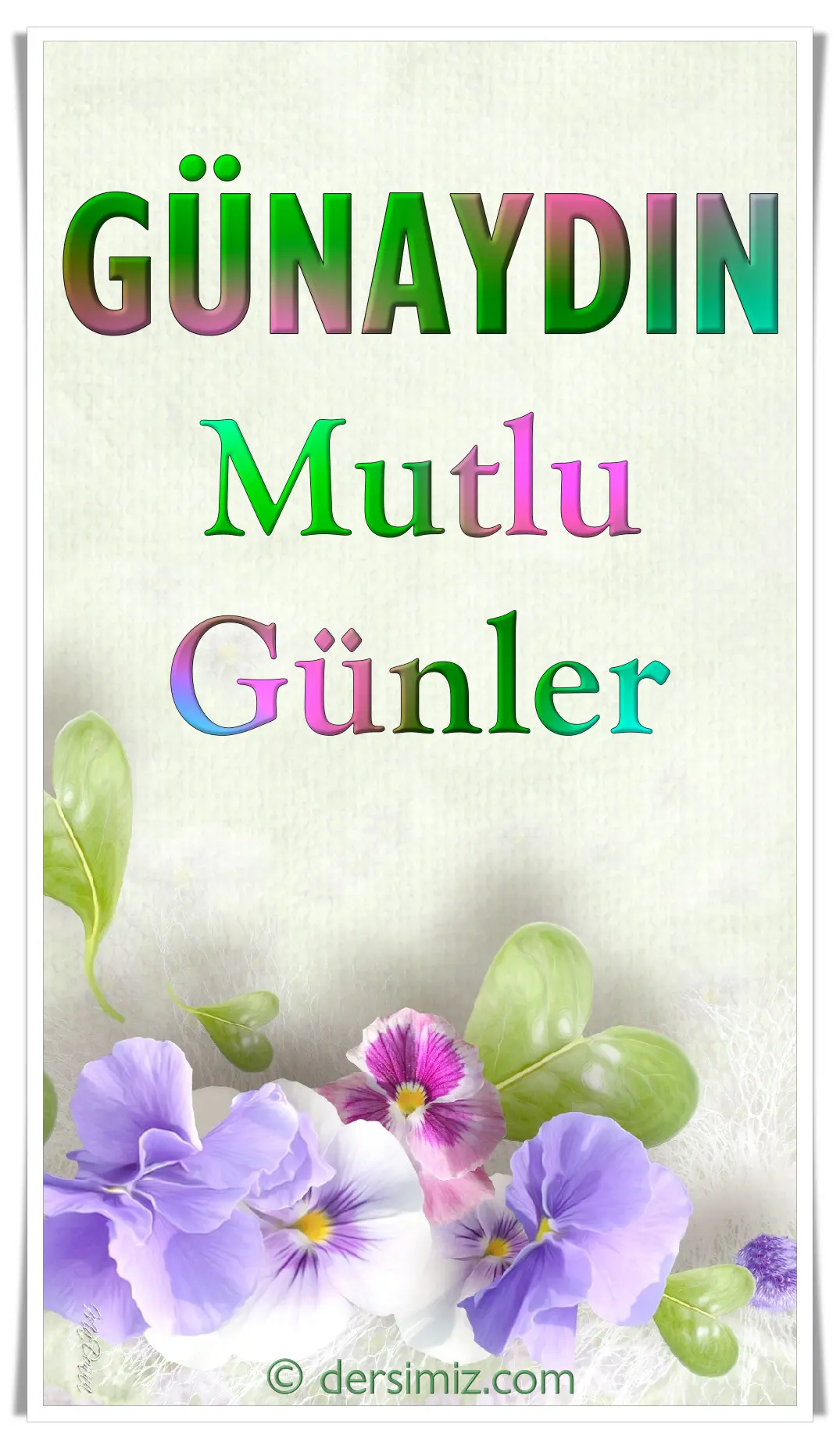 resimli günaydın iyi sabahlar mesajı