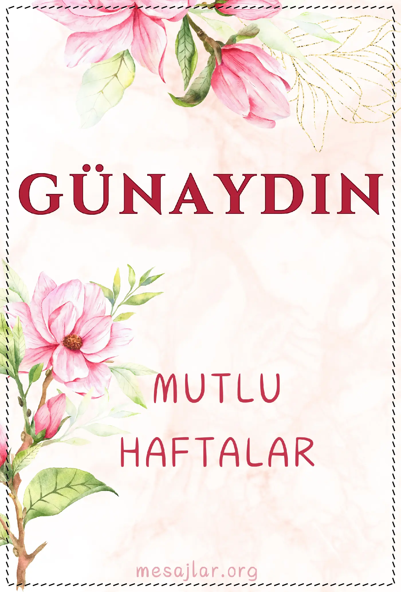 Pazartesi Resimli Günaydın Mesajı