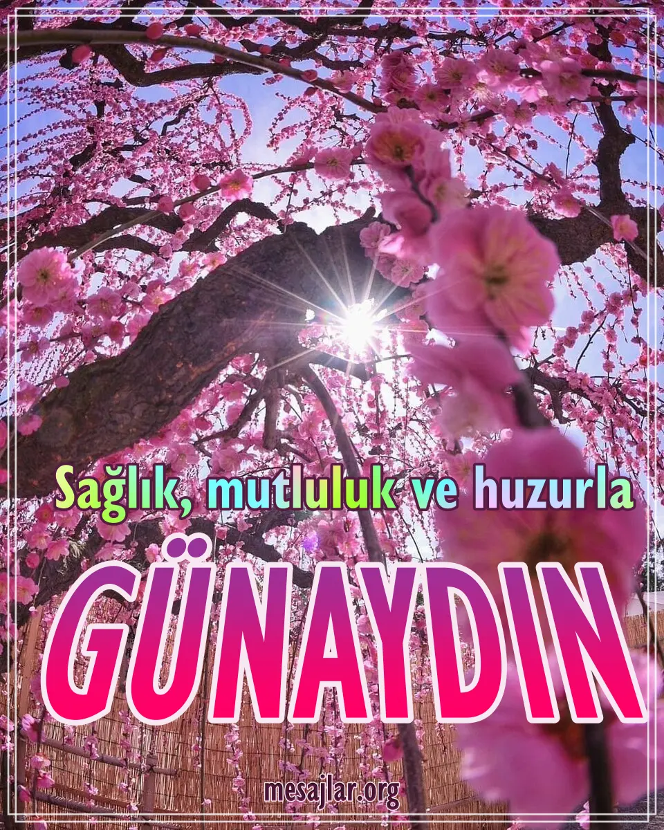 resimli günaydın iyi sabahlar mesajı