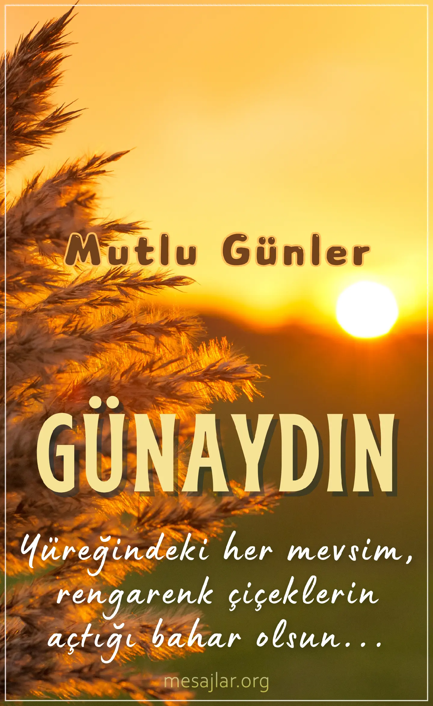 resimli günaydın iyi sabahlar mesajı