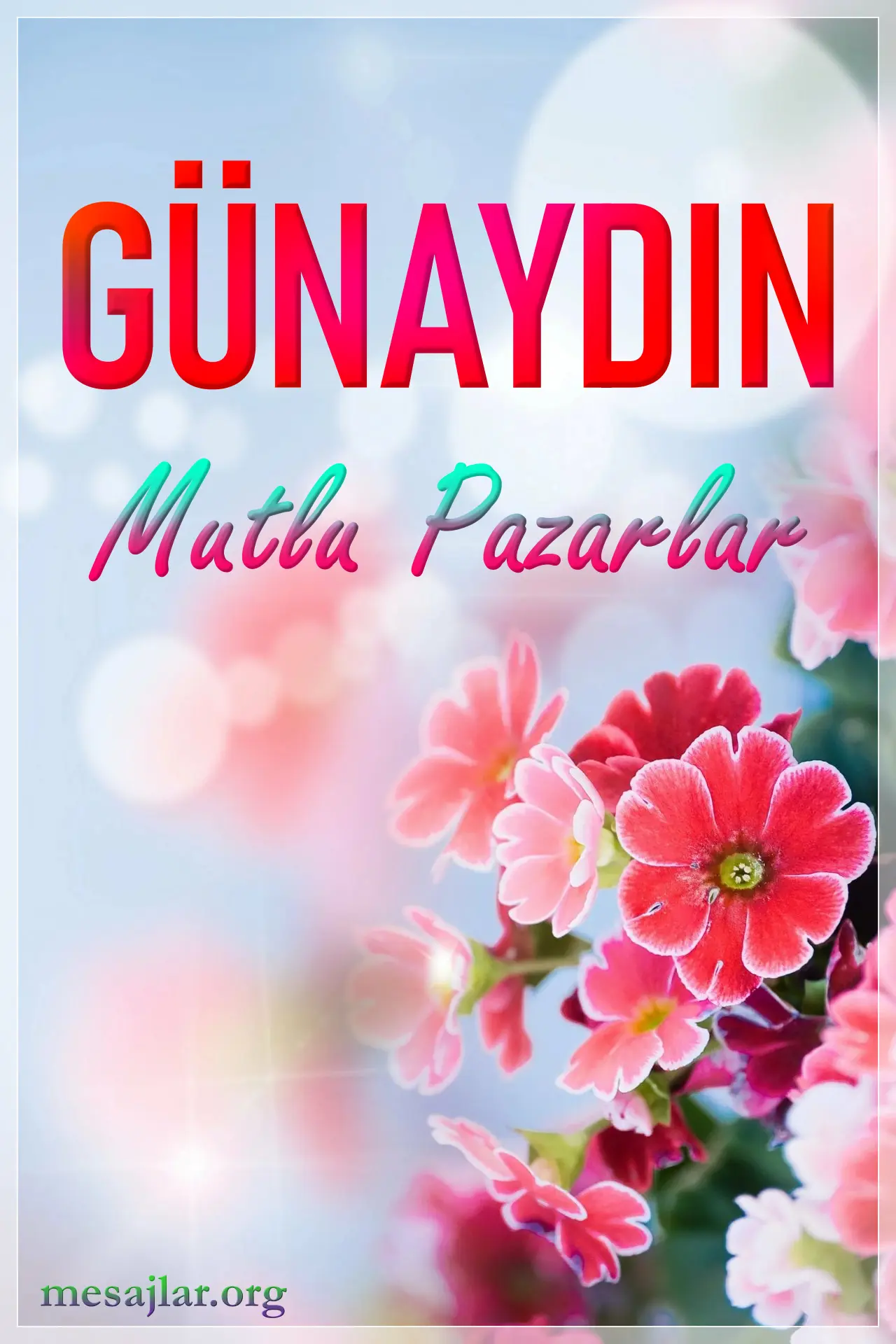 resimli günaydın iyi sabahlar mesajı