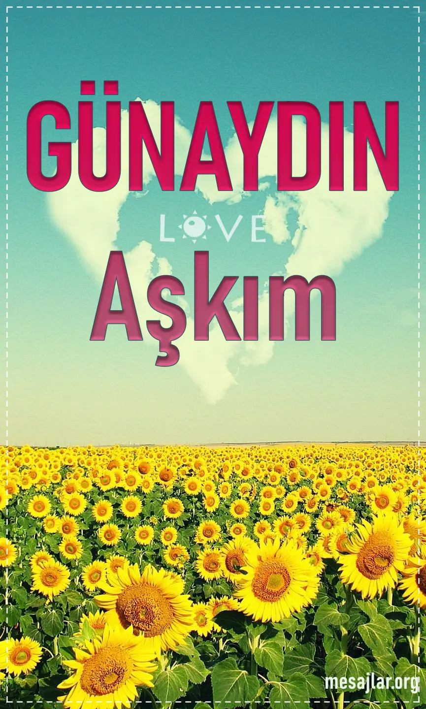 sevgiliye resimli günaydın mesajı