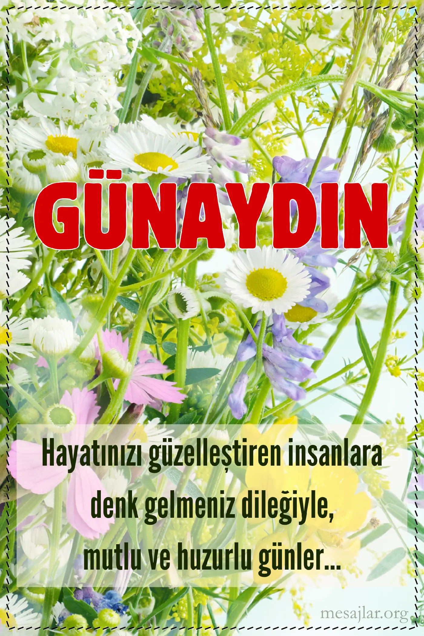 resimli günaydın iyi sabahlar mesajı