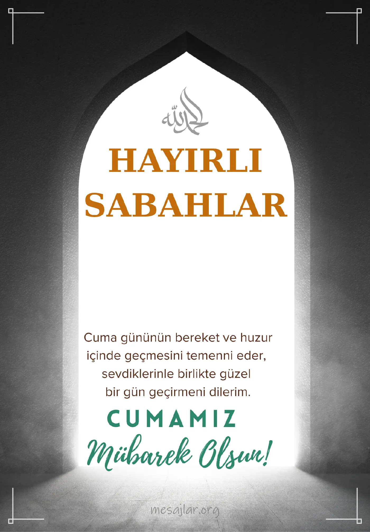 cuma günü resimli günaydın hayırlı sabahlar mesajı