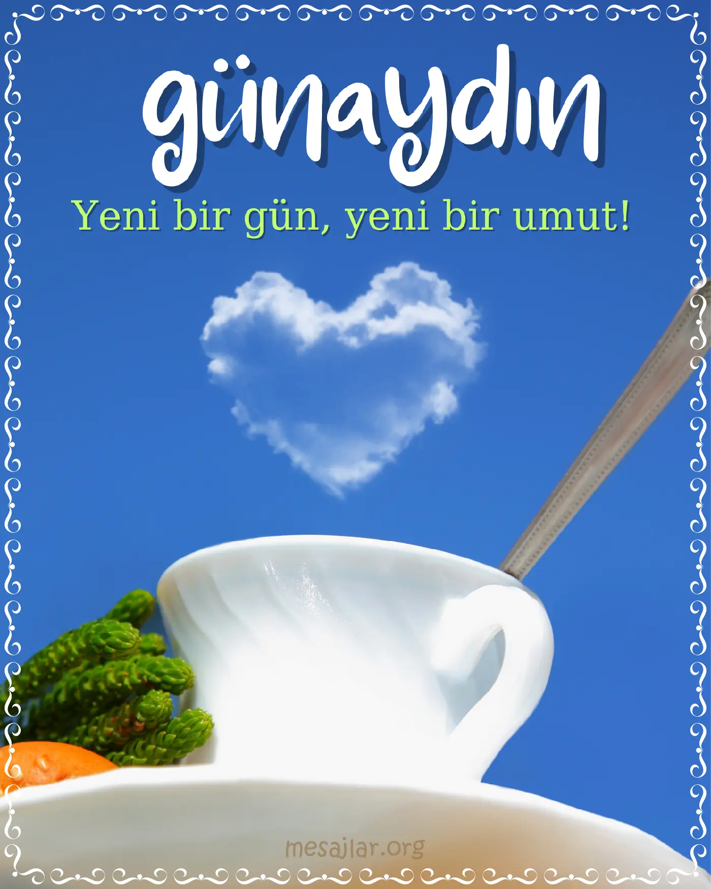 resimli günaydın iyi sabahlar mesajı