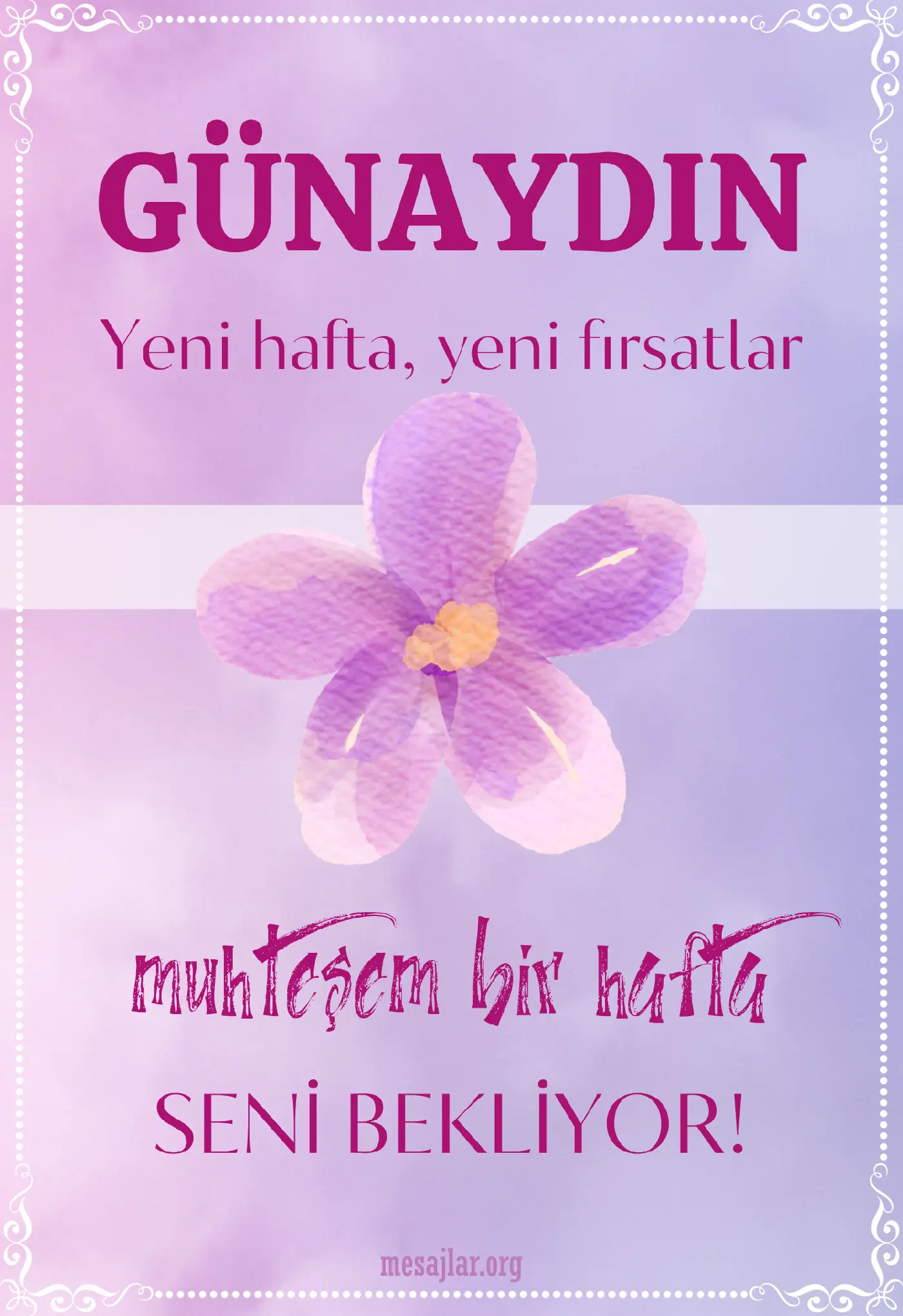 Pazartesi günü resimli günaydın iyi sabahlar mesajı