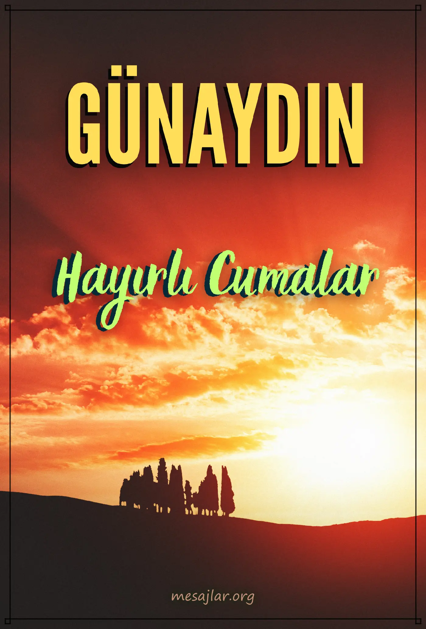 cuma günü resimli günaydın hayırlı cumalar mesajı