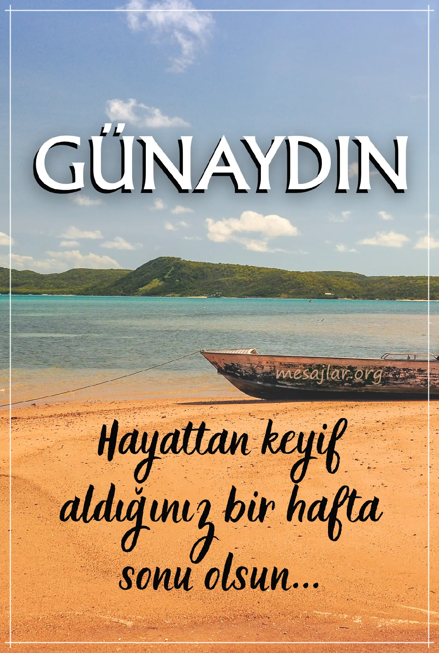 resimli günaydın iyi sabahlar mesajı