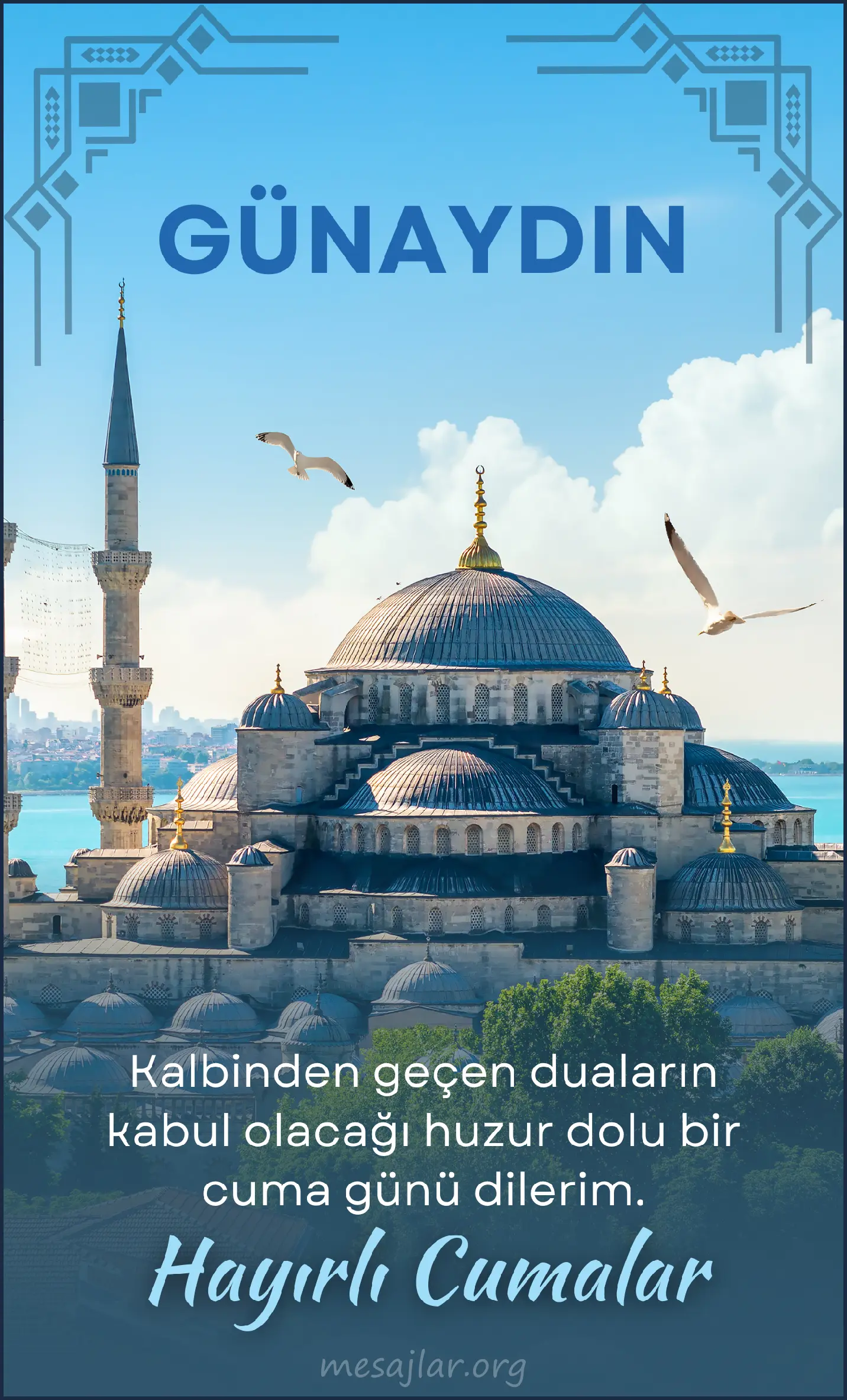 resimli günaydın hayırlı cumalar mesajı