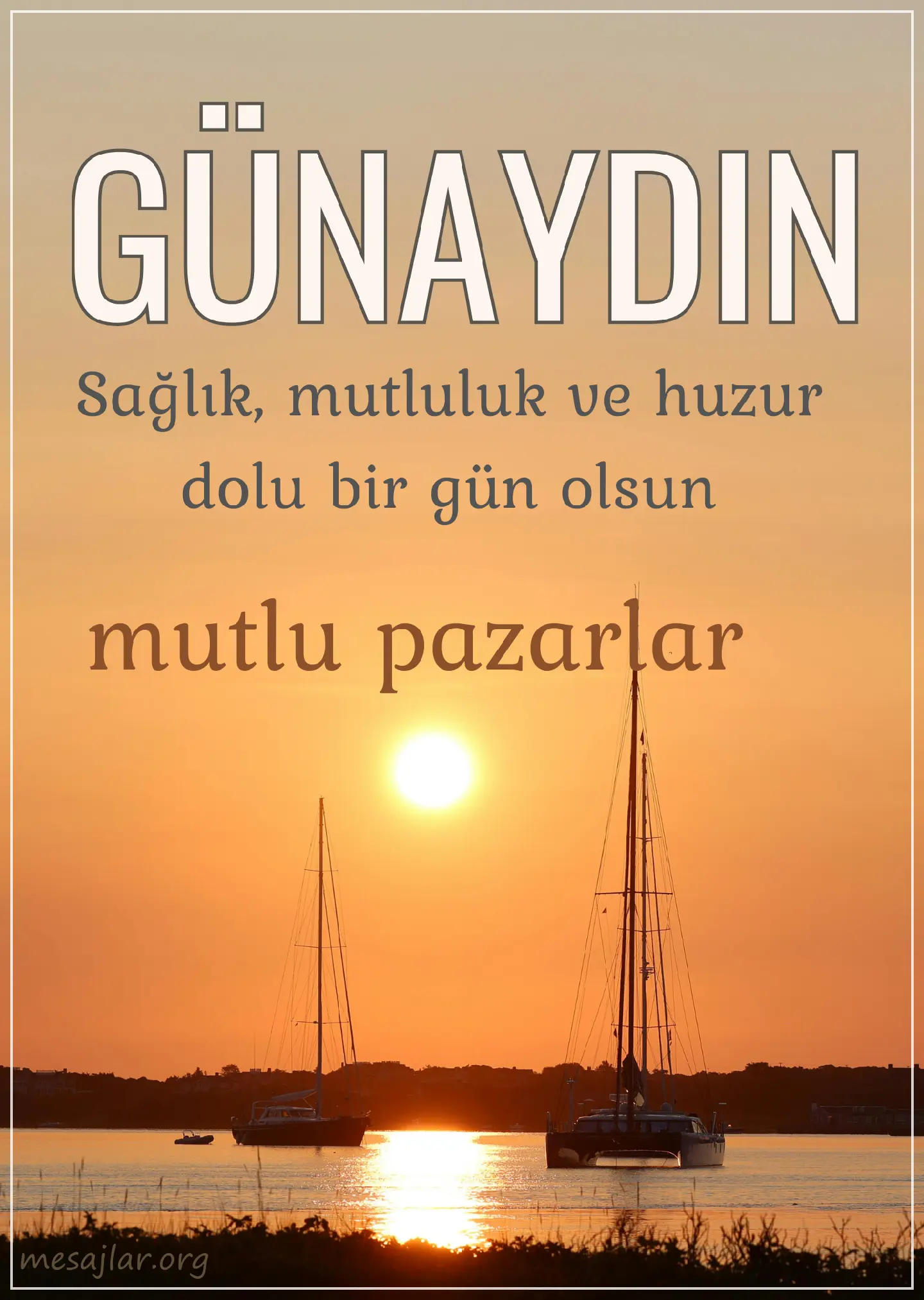 Pazar günü resimli günaydın iyi sabahlar mesajı