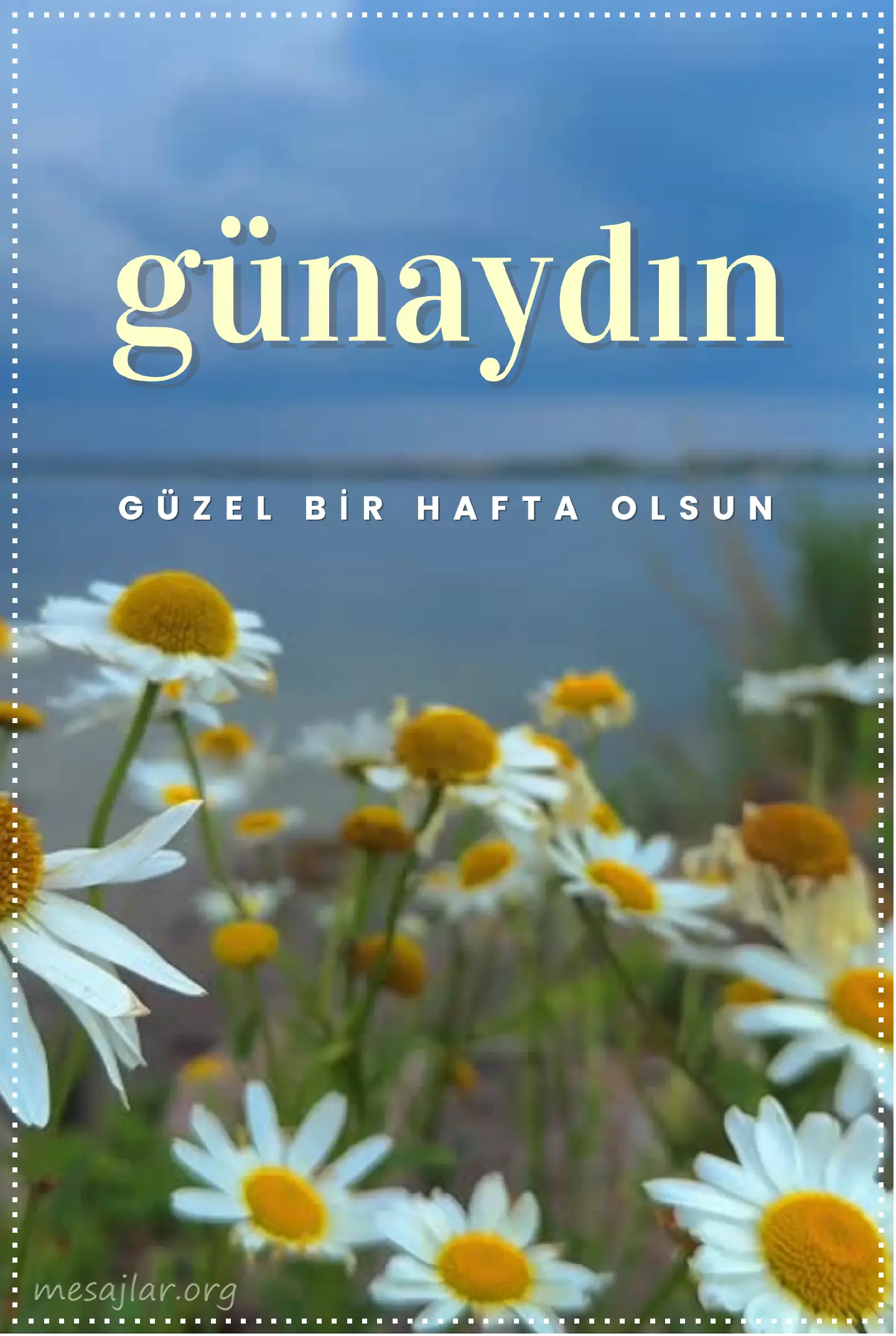 pazartesi resimli günaydın iyi sabahlar mesajı