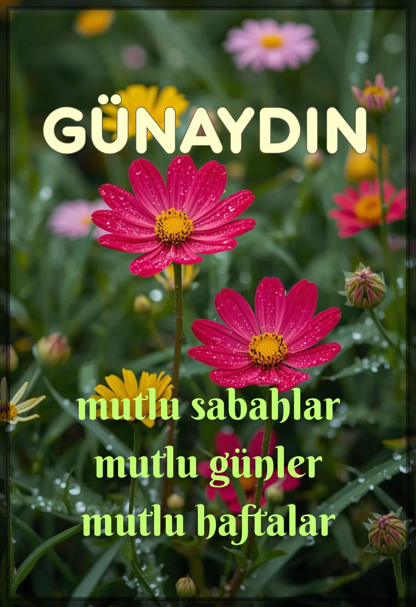 pazartesi günü resimli günaydın iyi sabahlar mesajı