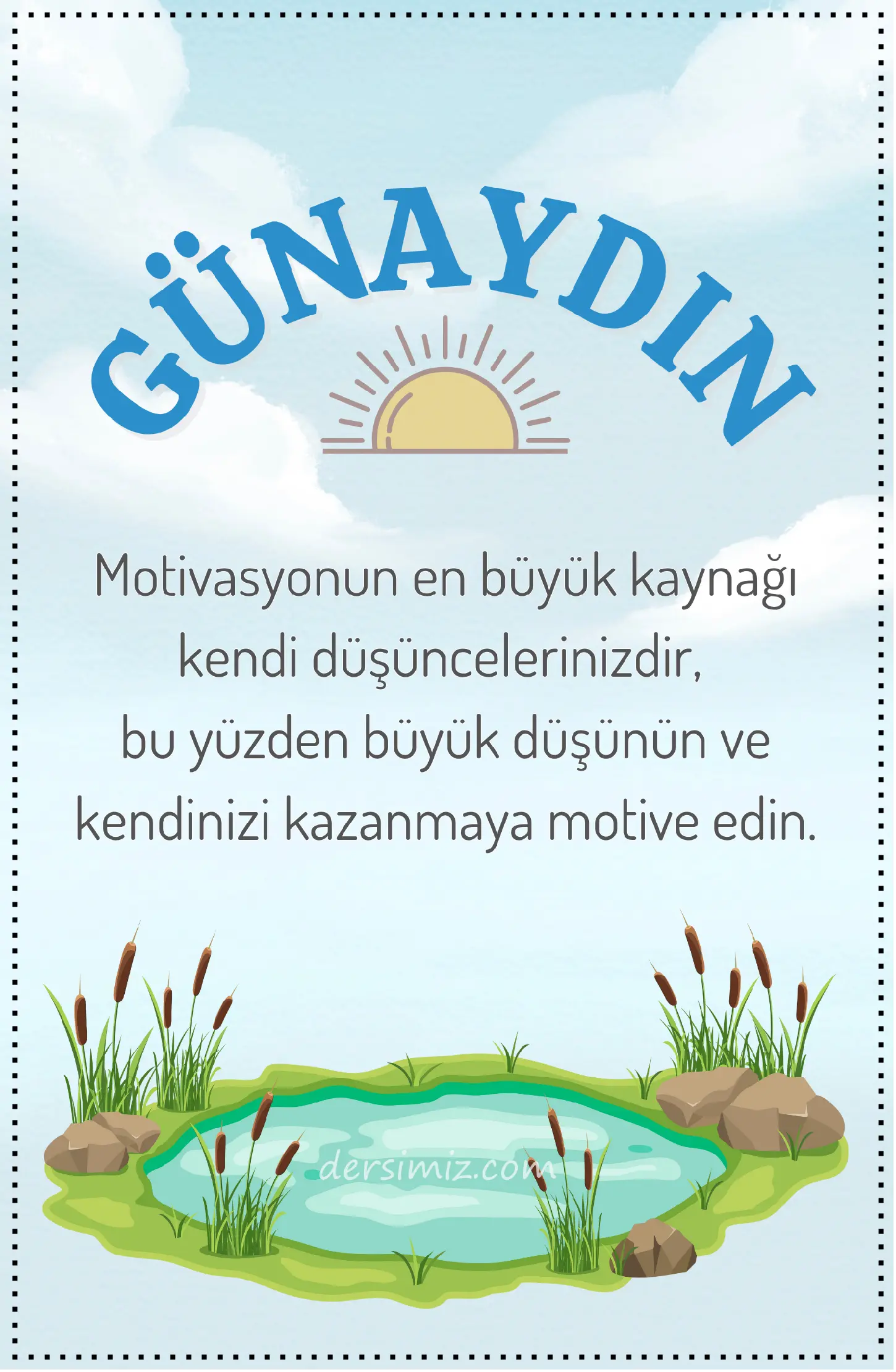 resimli günaydın iyi sabahlar mesajı