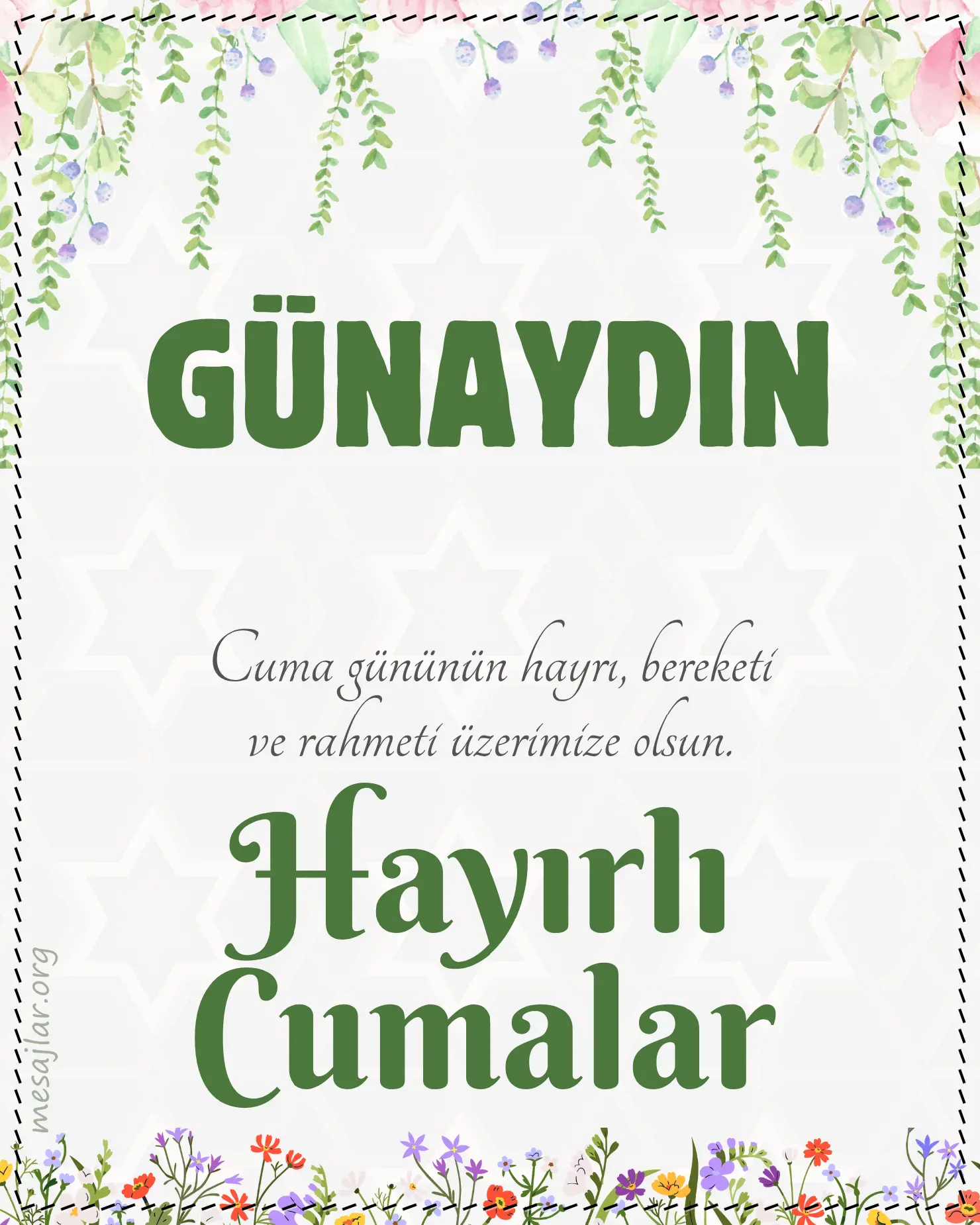 Cuma günü resimli günaydın hayırlı cumalar mesajı