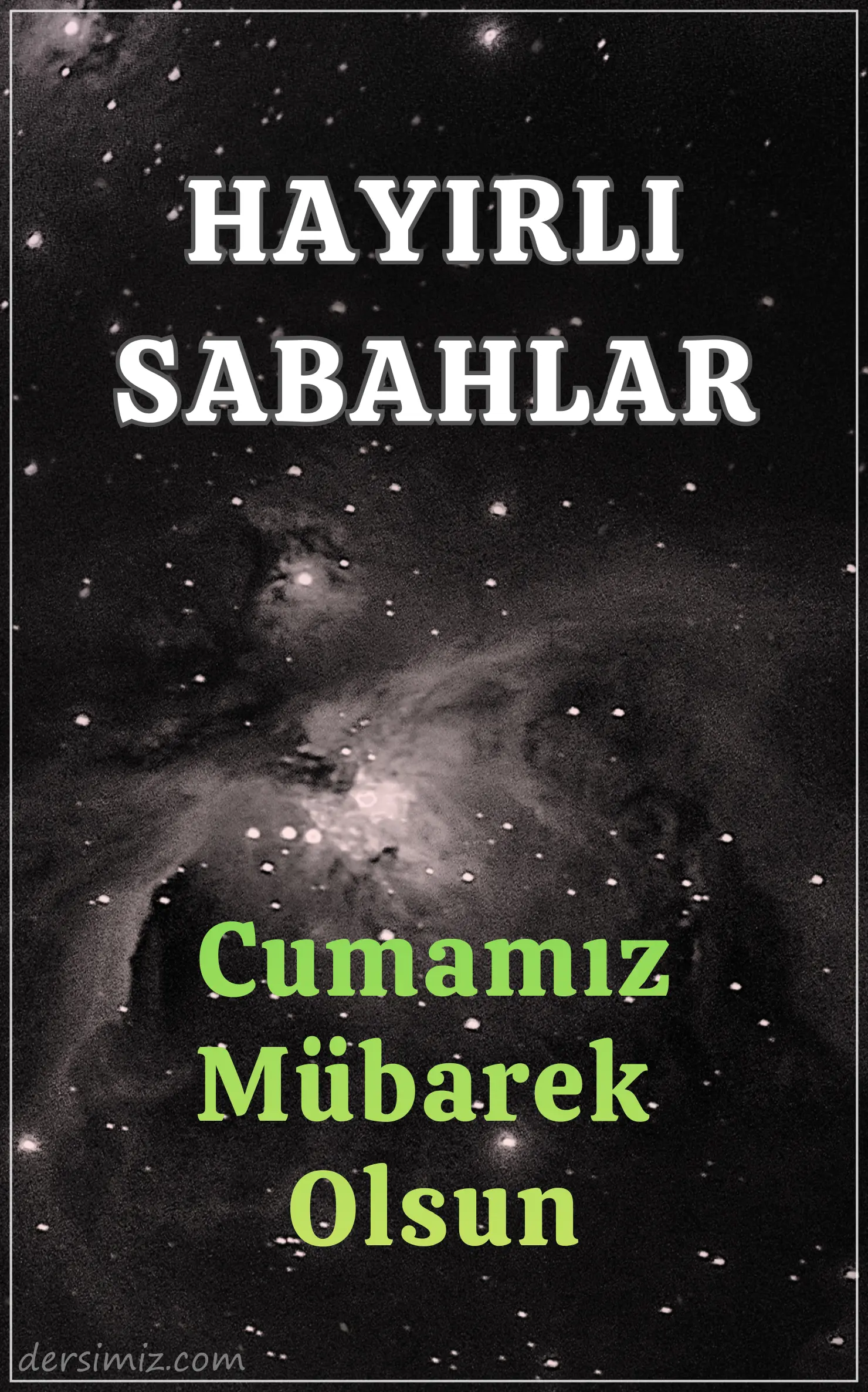 cuma günü resimli hayırlı sabahlar mesajı