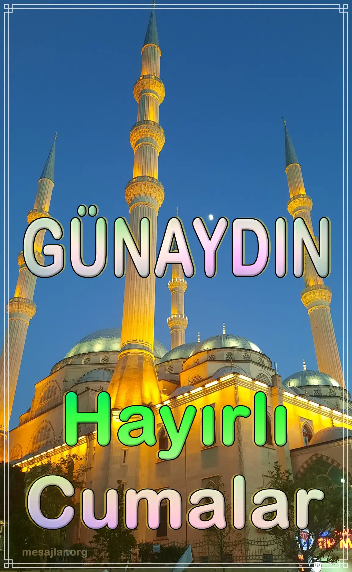 cuma günü resimli günaydın mesajı