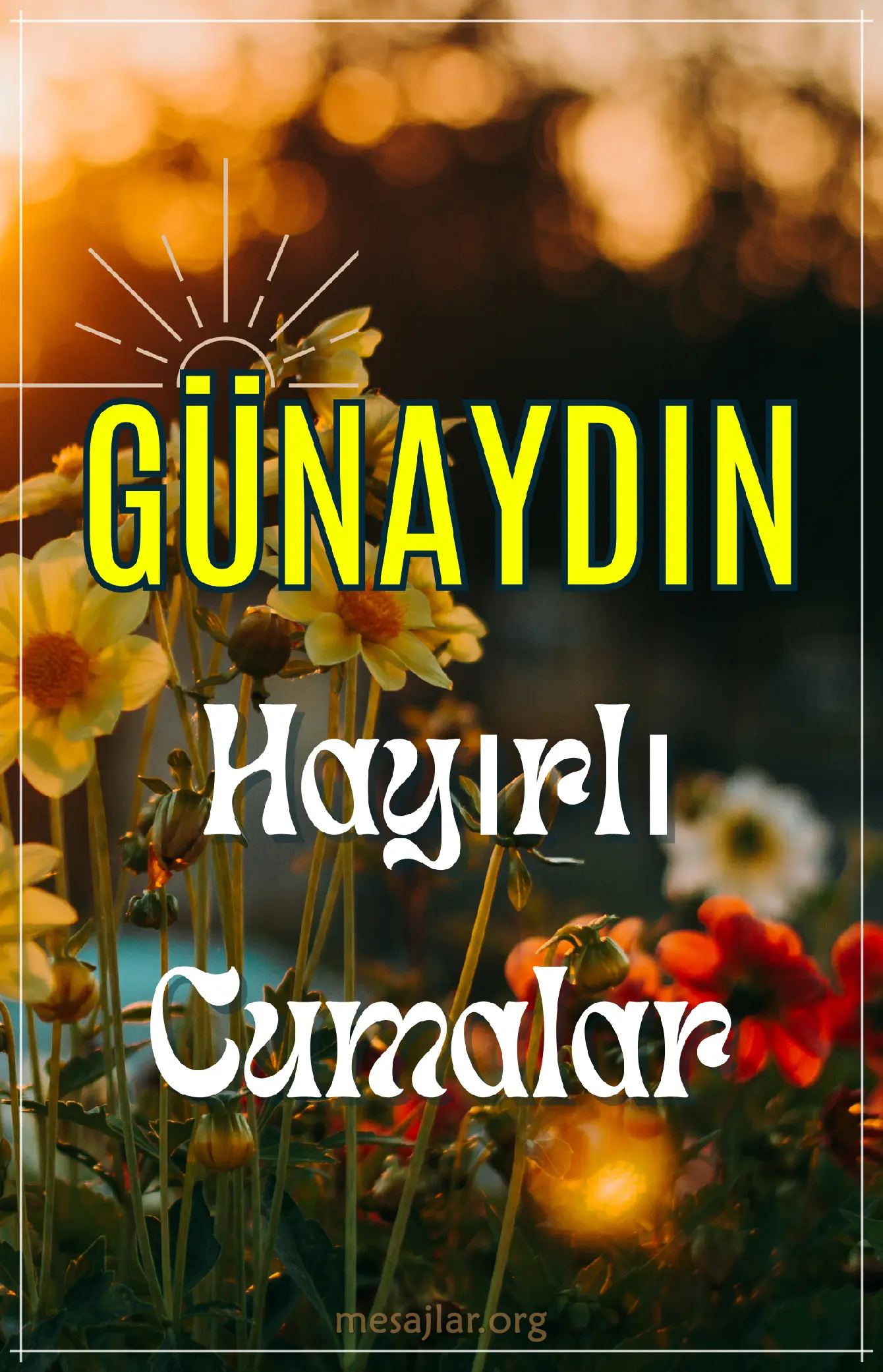 resimli günaydın hayırlı cumalar mesajı