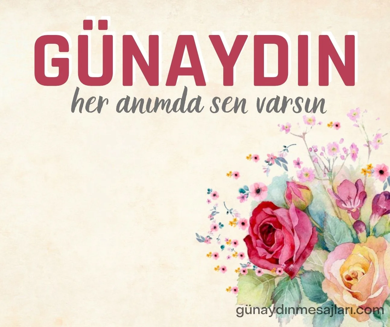 sevgiliye resimli günaydın iyi sabahlar mesajı