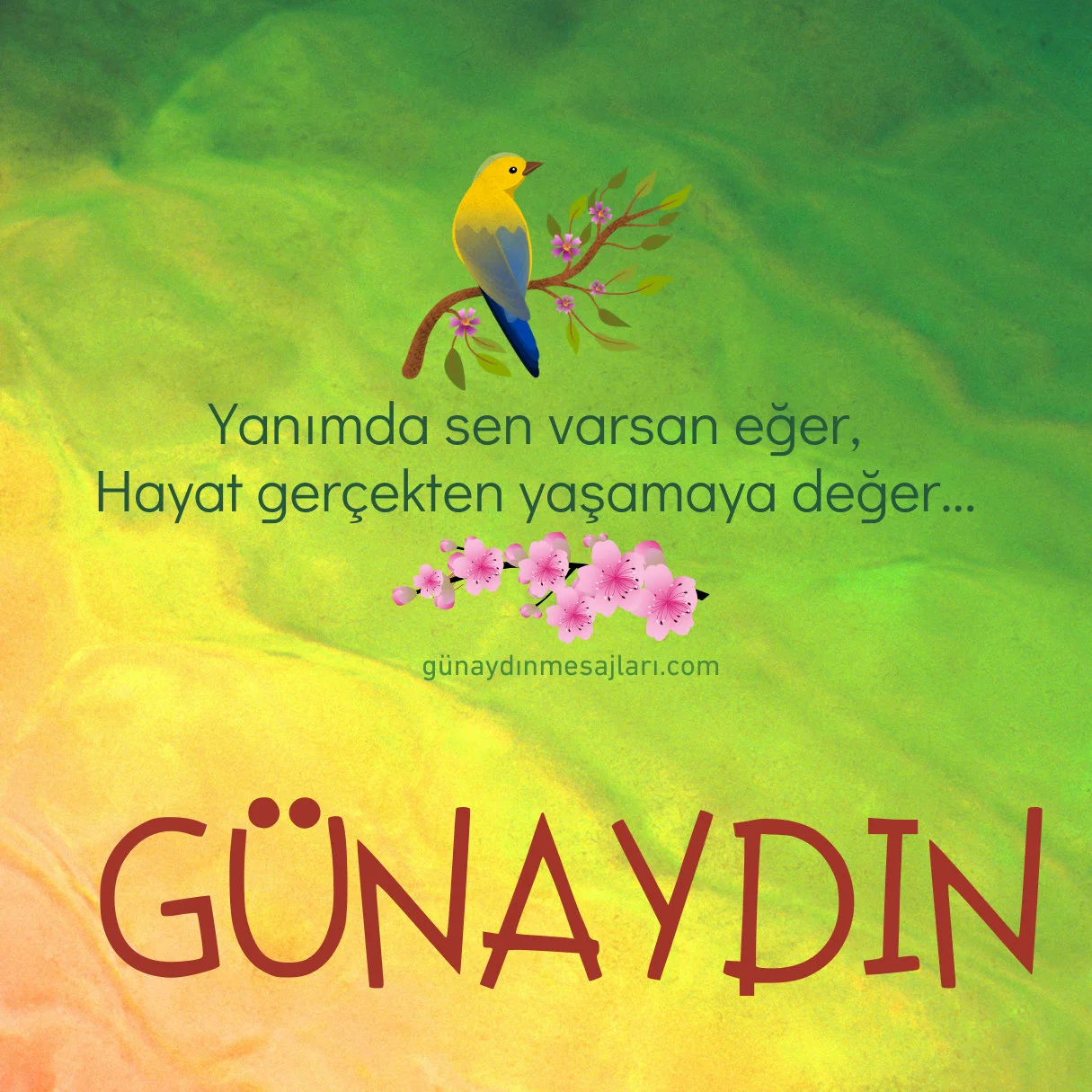 sevgiliye resimli günaydın iyi sabahlar mesajı