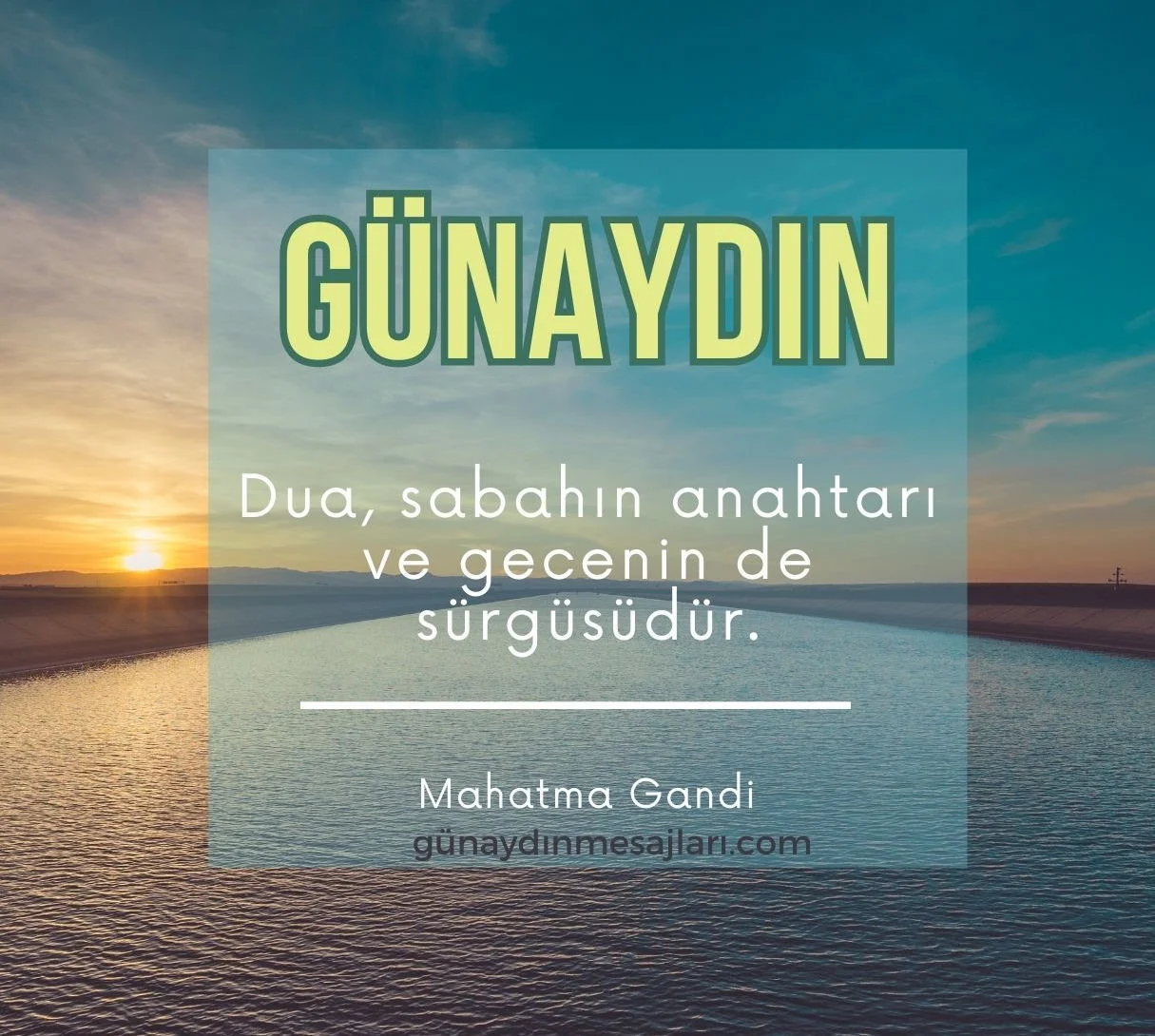 güzel sözlü resimli günaydın mesajı